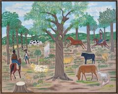 Philome Obin A Peaceable Kingdom Haiti Une Savane - 4398646