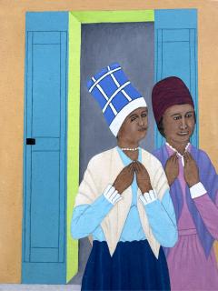 Philome Obin Military Man on Horseback with Haitian Flag - 4379550