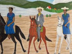 Philome Obin Pilgrims going out for the feast of St Anne on Horseback - 4380311