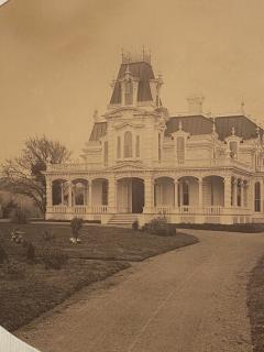 Photograph of a Victorian House Circa 1870 - 1528883