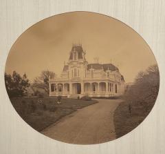 Photograph of a Victorian House Circa 1870 - 1528884