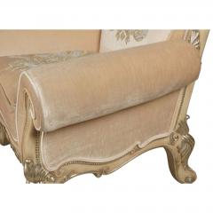 Phyllis Morris 18c Style Phyllis Morris Large Embroidered Bergere Throne Chair - 4663909
