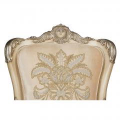 Phyllis Morris 18c Style Phyllis Morris Large Embroidered Bergere Throne Chair - 4663910