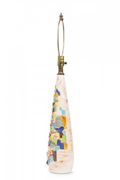 Phyllis Morris Pair of Phyllis Morris Mid Century American Porcelain Village Table Lamps - 4162765