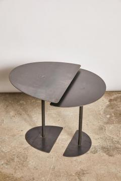 Pia Chevalier PAIR OF DEMI LUNES SIDE TABLES SIGNED BY PIA CHEVALIER - 2412389