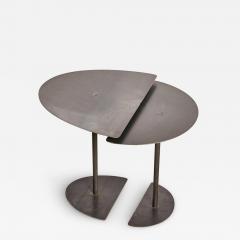 Pia Chevalier PAIR OF DEMI LUNES SIDE TABLES SIGNED BY PIA CHEVALIER - 2413417
