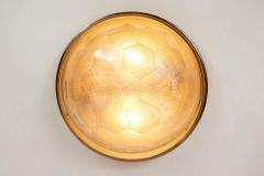 Pia Guidetti Crippa 1960s Pia Guidetti Crippa Brass Multifaceted Wall or Ceiling Light for Lumi - 1826635