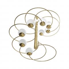 Pia Guidetti Crippa A Pair of Mid Century Modern chandeliers by Pia Guidetti Crippa for Lumi  - 2204078