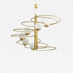 Pia Guidetti Crippa A Pair of Mid Century Modern chandeliers by Pia Guidetti Crippa for Lumi  - 2205002