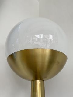 Pia Guidetti Crippa Brass and Glass Floor Lamp P428 by Pia Guidetti Crippa for LUCI Italy 1970s - 1835460