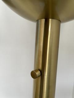 Pia Guidetti Crippa Brass and Glass Floor Lamp P428 by Pia Guidetti Crippa for LUCI Italy 1970s - 1835461