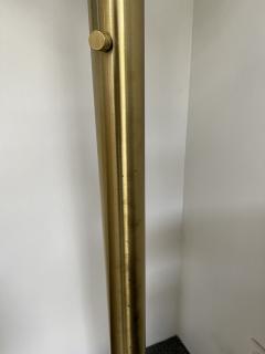 Pia Guidetti Crippa Brass and Glass Floor Lamp P428 by Pia Guidetti Crippa for LUCI Italy 1970s - 1835464