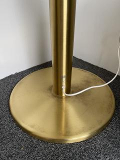Pia Guidetti Crippa Brass and Glass Floor Lamp P428 by Pia Guidetti Crippa for LUCI Italy 1970s - 1835466