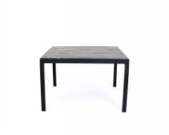 Pia Manu Belgian Slate and Enamel Accents Side or Small Coffee Table Attributed Pia Manu - 4264103