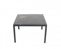 Pia Manu Belgian Slate and Enamel Accents Side or Small Coffee Table Attributed Pia Manu - 4264104