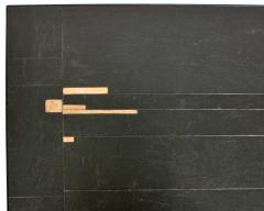 Pia Manu Belgian Slate and Enamel Accents Side or Small Coffee Table Attributed Pia Manu - 4264106