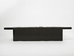 Pia Manu Belgian brutalist ceramic lacquer coffee table by Pia Manu 1970s - 2473345