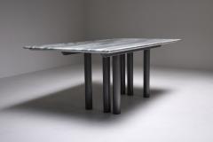 Pia Manu Grey Purple Marble Dining Table by Pia Manu 1990s - 1939254