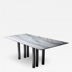 Pia Manu Grey Purple Marble Dining Table by Pia Manu 1990s - 1940470