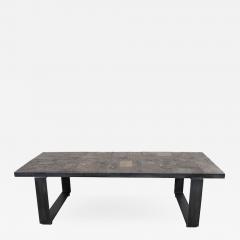 Pia Manu Low Table with Tile Top and Metal Base - 565537