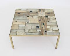 Pia Manu PIA MANU CERAMIC TILED ARTISANAL COFFEE TABLE BELGIUM C1960 - 2528785