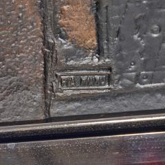 Pia Manu Pia Manu Brutalist Mid Century Steel Chrome and Glass Credenza - 4567190