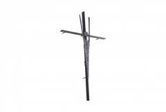 Pia Manu Pia Manu Brutalist Sculpture Jesus on the Cross 1960s - 844070