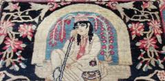 Pictorial Antique Persian Kermanshah Rug - 3967346