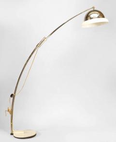 Pier Giacomo Castiglioni Pair of Italian Castiglioni Chrome Floor Lamp - 1438887