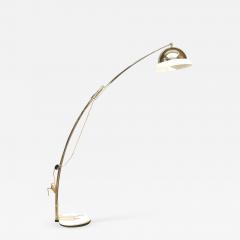 Pier Giacomo Castiglioni Pair of Italian Castiglioni Chrome Floor Lamp - 1444885