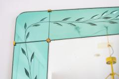 Pier Luigi Colli Italian Hallway Mirror by Pier Luigi Colli for Cristal Art - 4390817