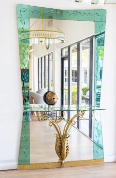 Pier Luigi Colli Italian Hallway Mirror by Pier Luigi Colli for Cristal Art - 4390845