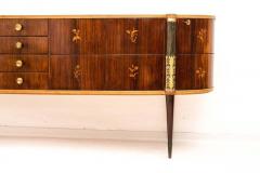 Pier Luigi Colli Italian Midcentury Oval Shaped Outstanding Sideboard by Pier Luigi Colli - 695218