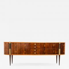 Pier Luigi Colli Italian Midcentury Oval Shaped Outstanding Sideboard by Pier Luigi Colli - 737325