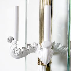 Pier Luigi Colli Lacquered metal brass and glass hall lantern by Pier Luigi Colli - 2005921