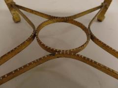 Pier Luigi Colli Pair of Italian Midcentury Hand Hammered Gilt Iron Benches by Pier Luigi Colli - 1629881