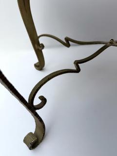 Pier Luigi Colli Pair of Stools Gilt Wrought Iron by Pier Luigi Colli Italy 1950s - 4478364