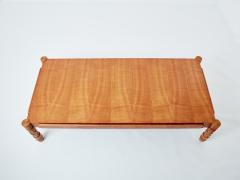 Pier Luigi Colli Pier luigi Colli large carved ashwood coffee table 1950 - 3425976