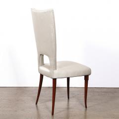 Pier Luigi Colli Set of Six Mid Century Gallo Shield Form Dining Chairs by Pier Luigi Colli - 2909323