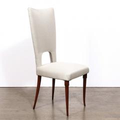 Pier Luigi Colli Set of Six Mid Century Gallo Shield Form Dining Chairs by Pier Luigi Colli - 2909324