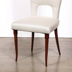 Pier Luigi Colli Set of Six Mid Century Gallo Shield Form Dining Chairs by Pier Luigi Colli - 2909422