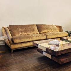 Pier Luigi Frighetto Pier Luigi Frighetto Brando Sofa in Gold Ochre Velvet - 4776953
