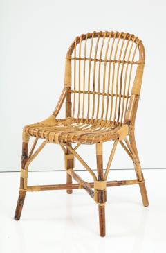 Pierantonio Bonacina Set of Six Rattan Dining Chairs - 2586908