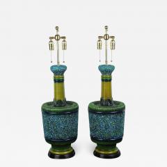 Pieri Tullio Pair of Large Ceramic Lamps by Pieri Tullio - 961237