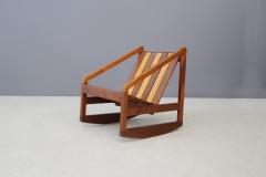 Pierluigi Ghianda Children Italian Rocking Chair to slats by Pierluigi Ghianda 1960s - 1469542