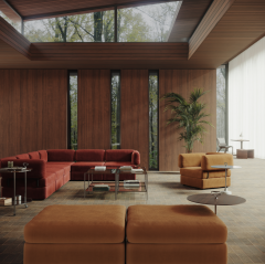 Pierluigi Spadolini Athena Modular Seating Group Designed by Pierluigi Spadolini Produced by Tato - 4443031