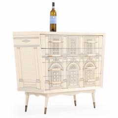 Piero Fornasetti An Italian Architectural Commode in the manner of Fornasetti C 1950  - 4580684