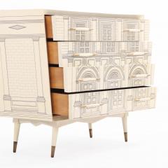 Piero Fornasetti An Italian Architectural Commode in the manner of Fornasetti C 1950  - 4580688