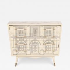 Piero Fornasetti An Italian Architectural Commode in the manner of Fornasetti C 1950  - 4583103