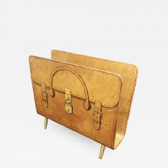 Piero Fornasetti Briefcase Themed Magazine Stand by Piero Fornasetti - 1092000
